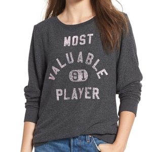 NWT WILDFOX Most Valuable Player Beach Sweatshirt